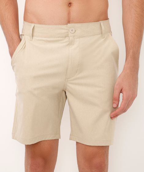 short boardshort reto bege