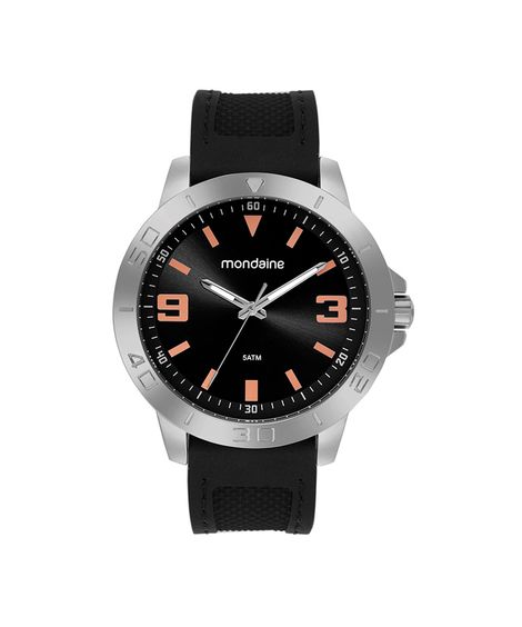 kit relógio analógico masculino mondaine 99777g0mvni1k prateado