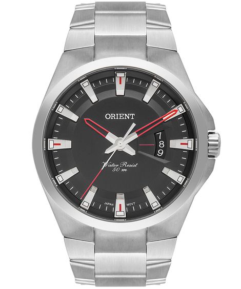 relógio analógico masculino orient mbss1404p1sx prateado