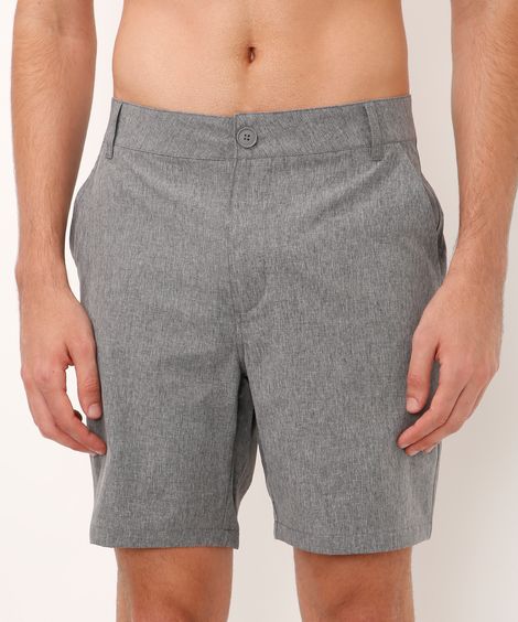 short boardshort reto cinza