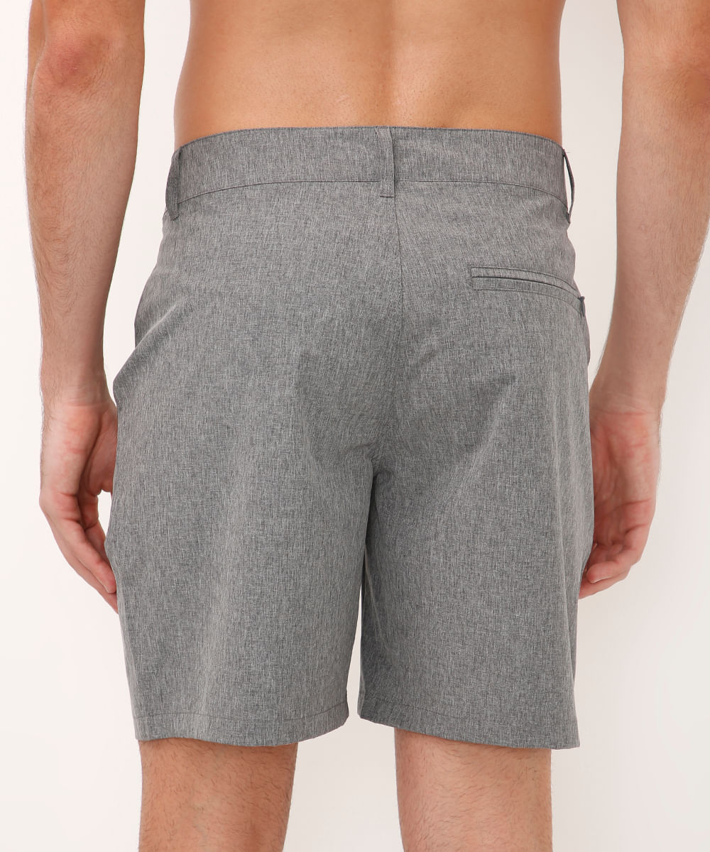 short boardshort reto cinza