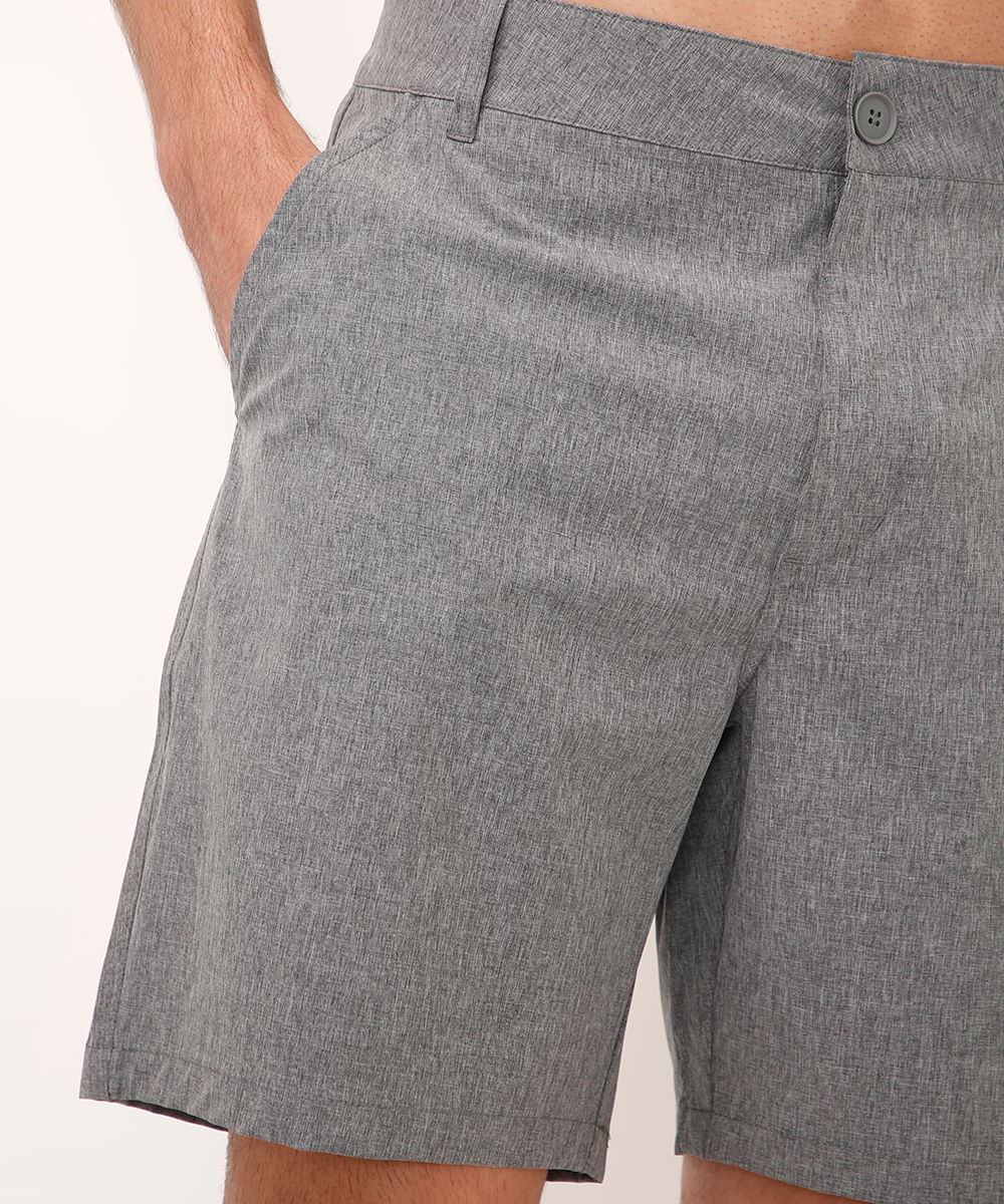 short boardshort reto cinza
