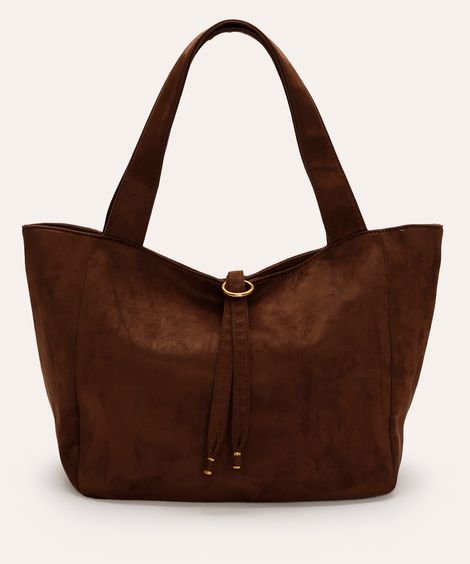 bolsa tote texturizada mindset marrom