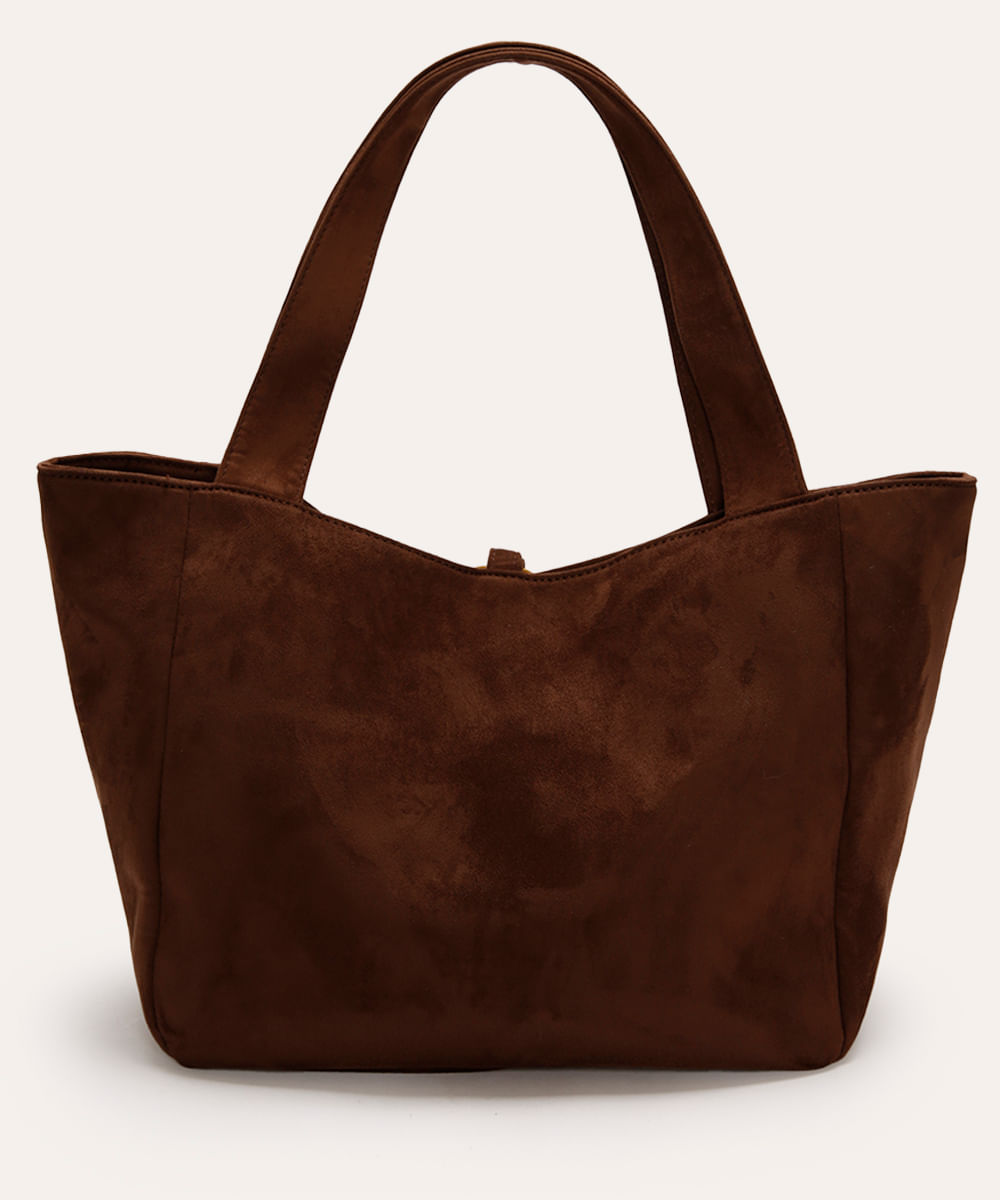 bolsa tote texturizada mindset marrom