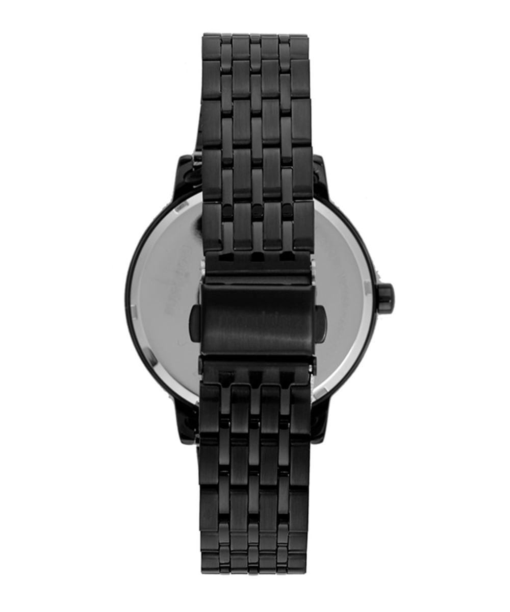 kit relógio analógico feminino mondaine 32683lpmvpe4kb preto