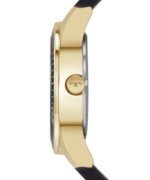 relógio analógico masculino technos 2117lfak2p dourado