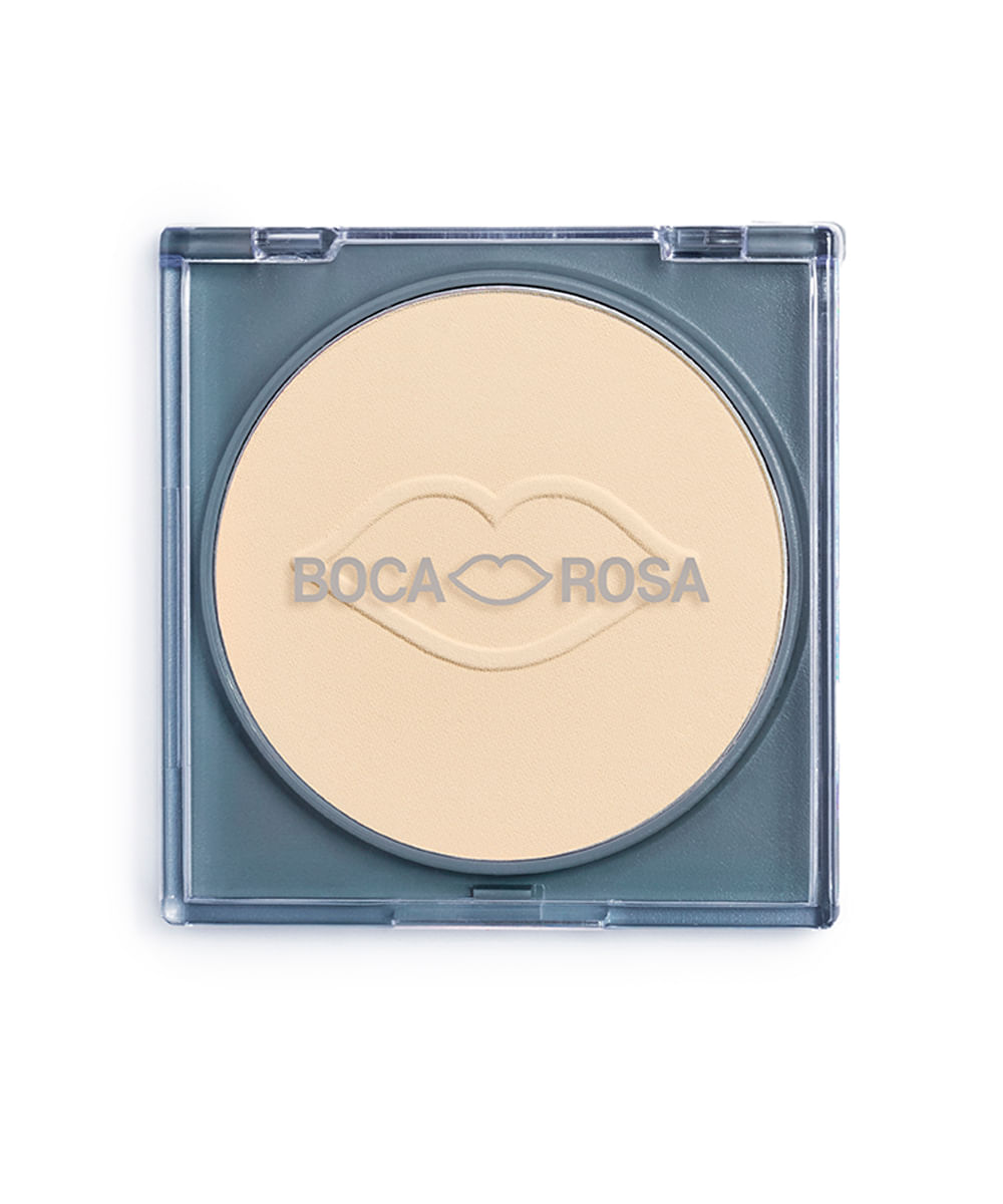 pó compacto translúcido boca rosa cuscuz