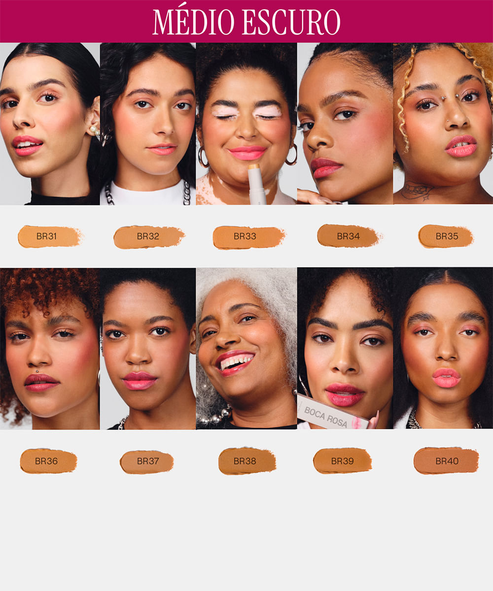 stick pele br33 multifuncional boca rosa