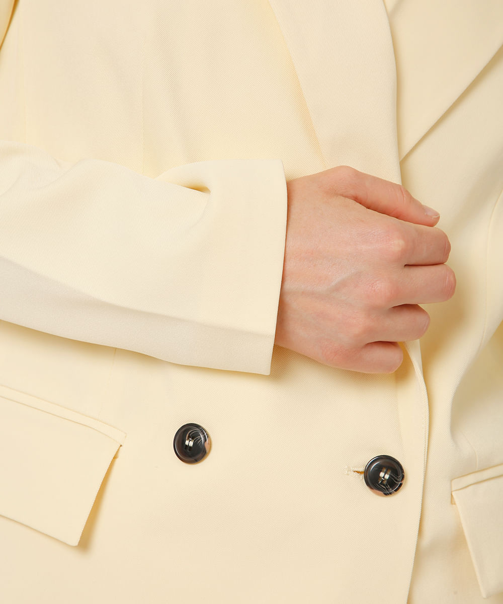 blazer alfaiataria mindset amarelo