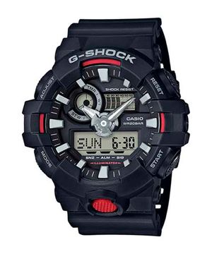 relógio g-shock casio masculino analógico digital ga-700-1adr preto
