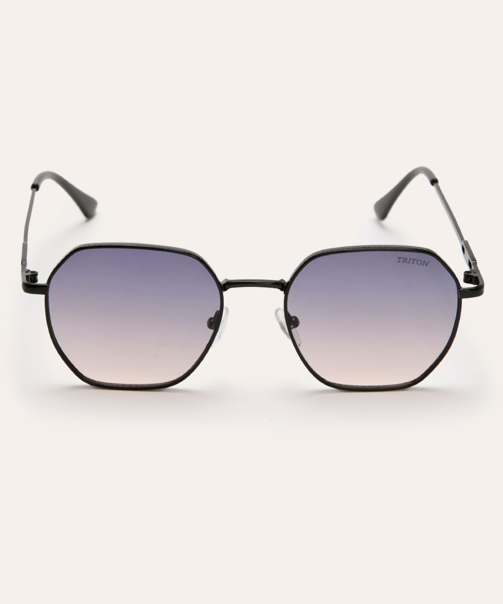 óculos de sol oval triton preto