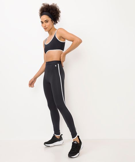 calça legging feminina esportiva preta
