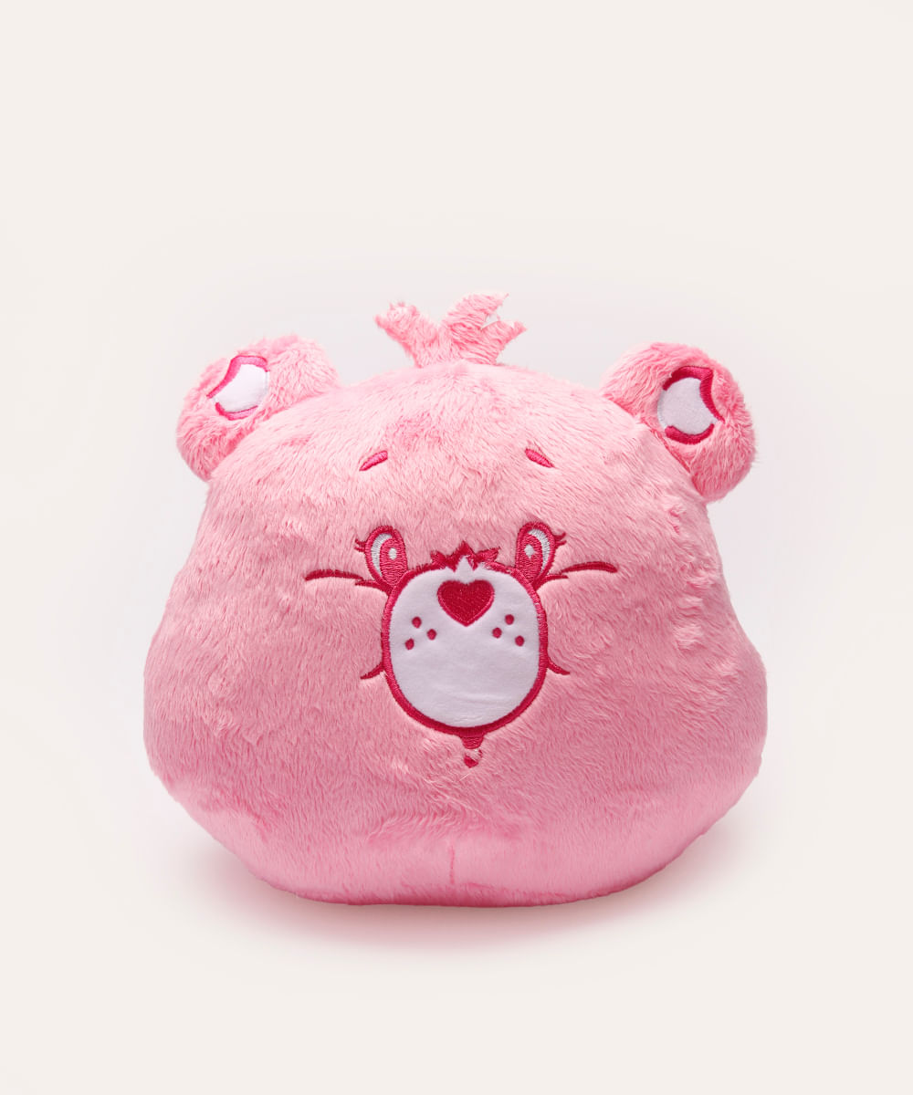 almofada de pelúcia ursinhos carinhosos rosa