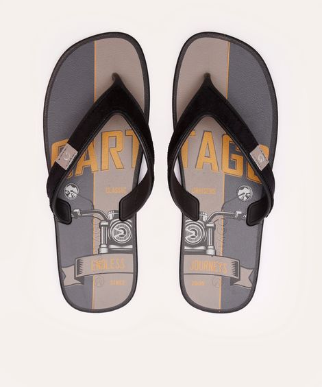 chinelo cartago preto