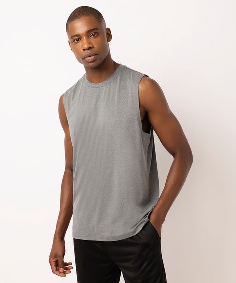 regata esportiva machão ultra stretch cinza