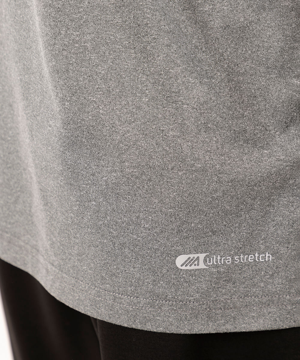 regata esportiva machão ultra stretch cinza