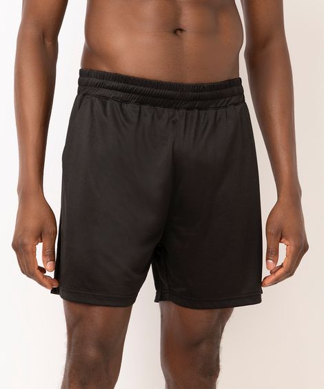short masculino esportivo preto