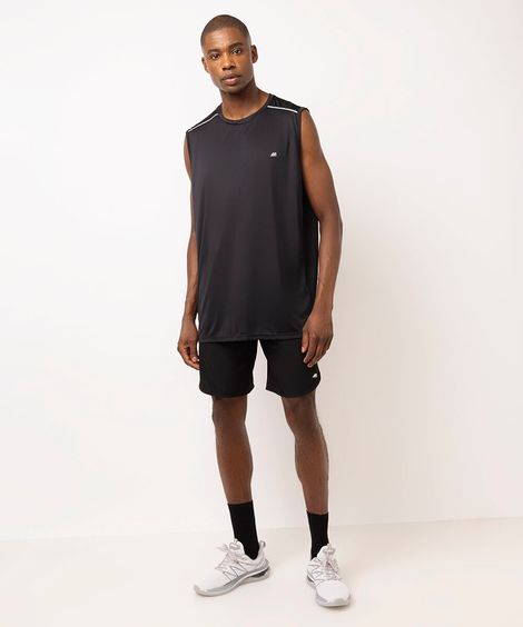 short esportivo reto preto
