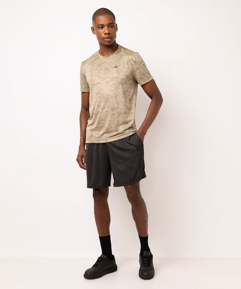 short masculino esportivo com bolso preto