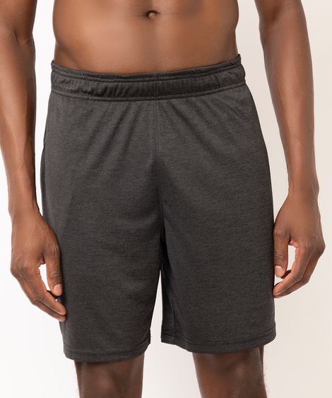 short masculino esportivo com bolso preto
