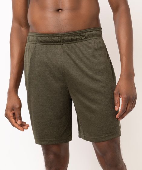 short masculino esportivo com bolso verde