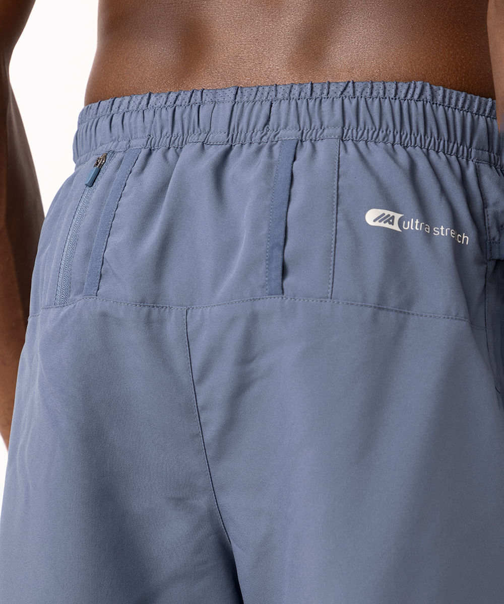 short reto masculino esportivo azul