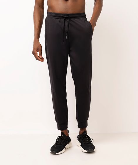 calça jogger masculina esportiva ace preta
