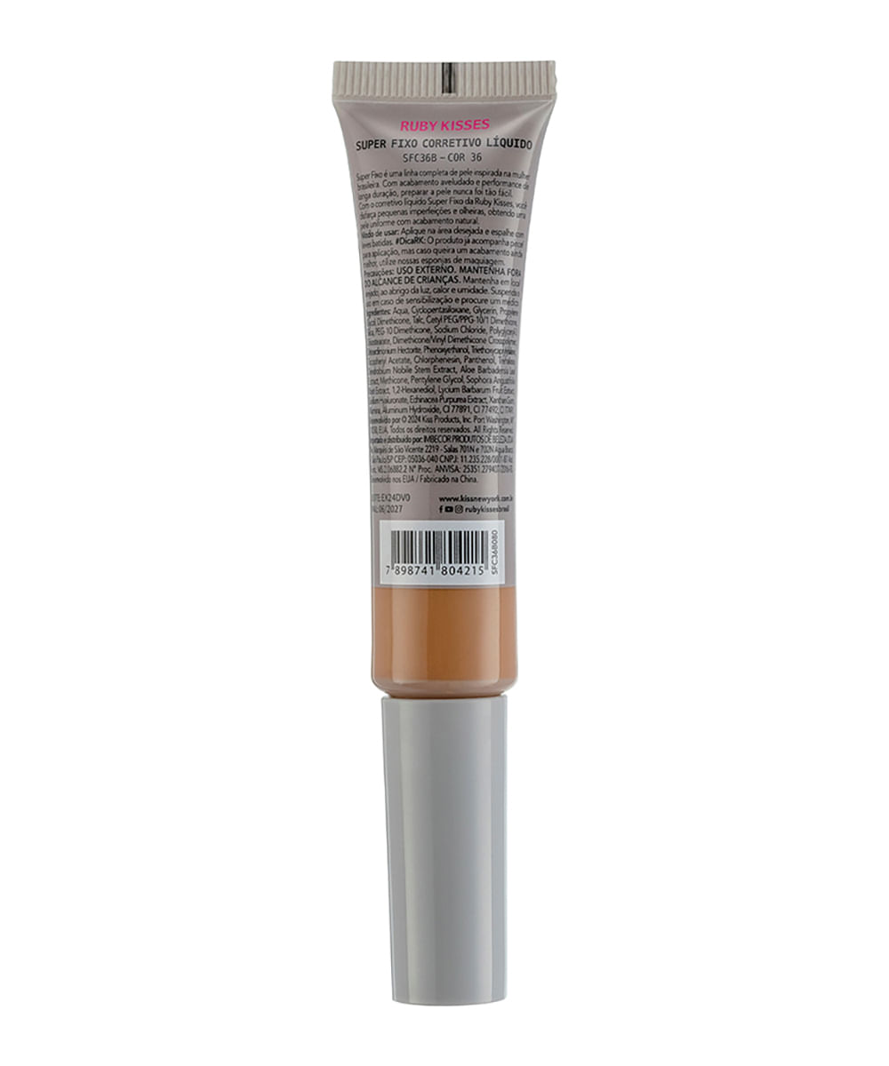 corretivo líquido ruby kisses super fixo cor 36