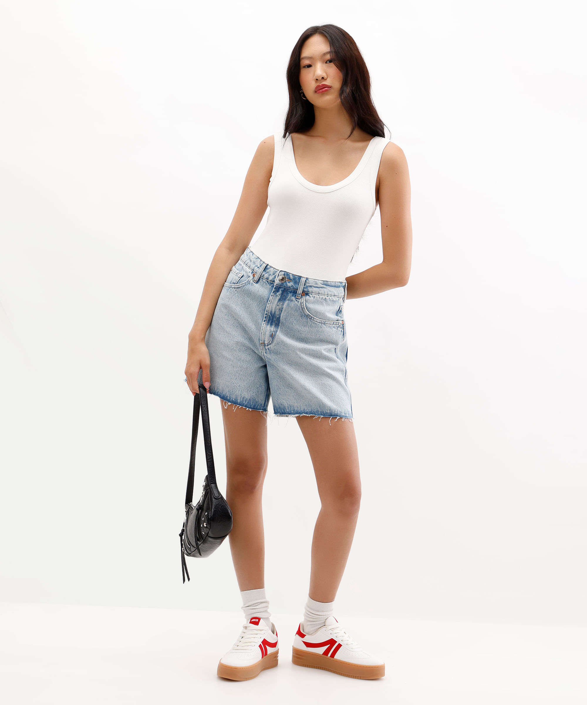 body feminino de viscose decote u canelado off white
