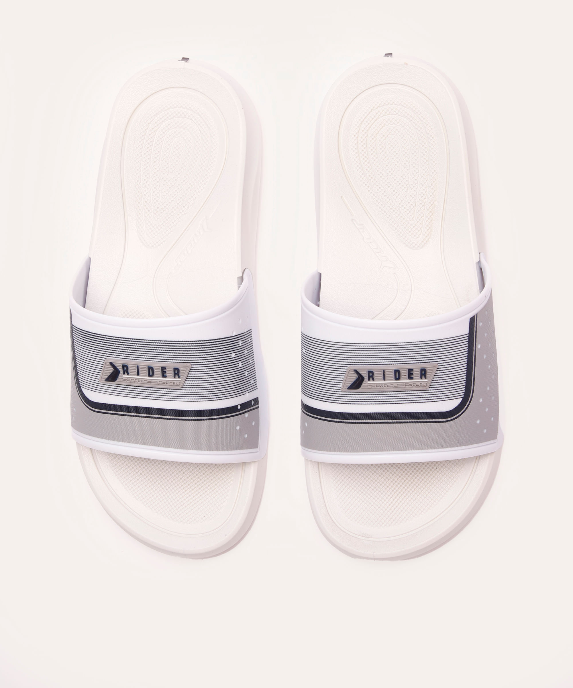 chinelo slide smash rider off white