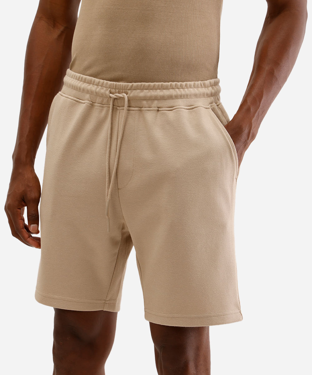 bermuda masculina básica - kaki