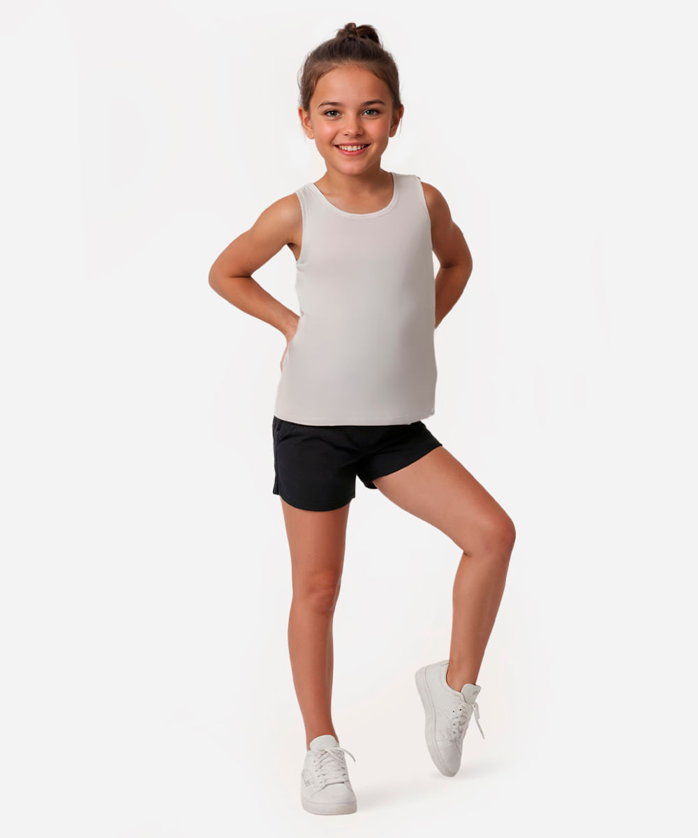 regata infantil com glitter off white