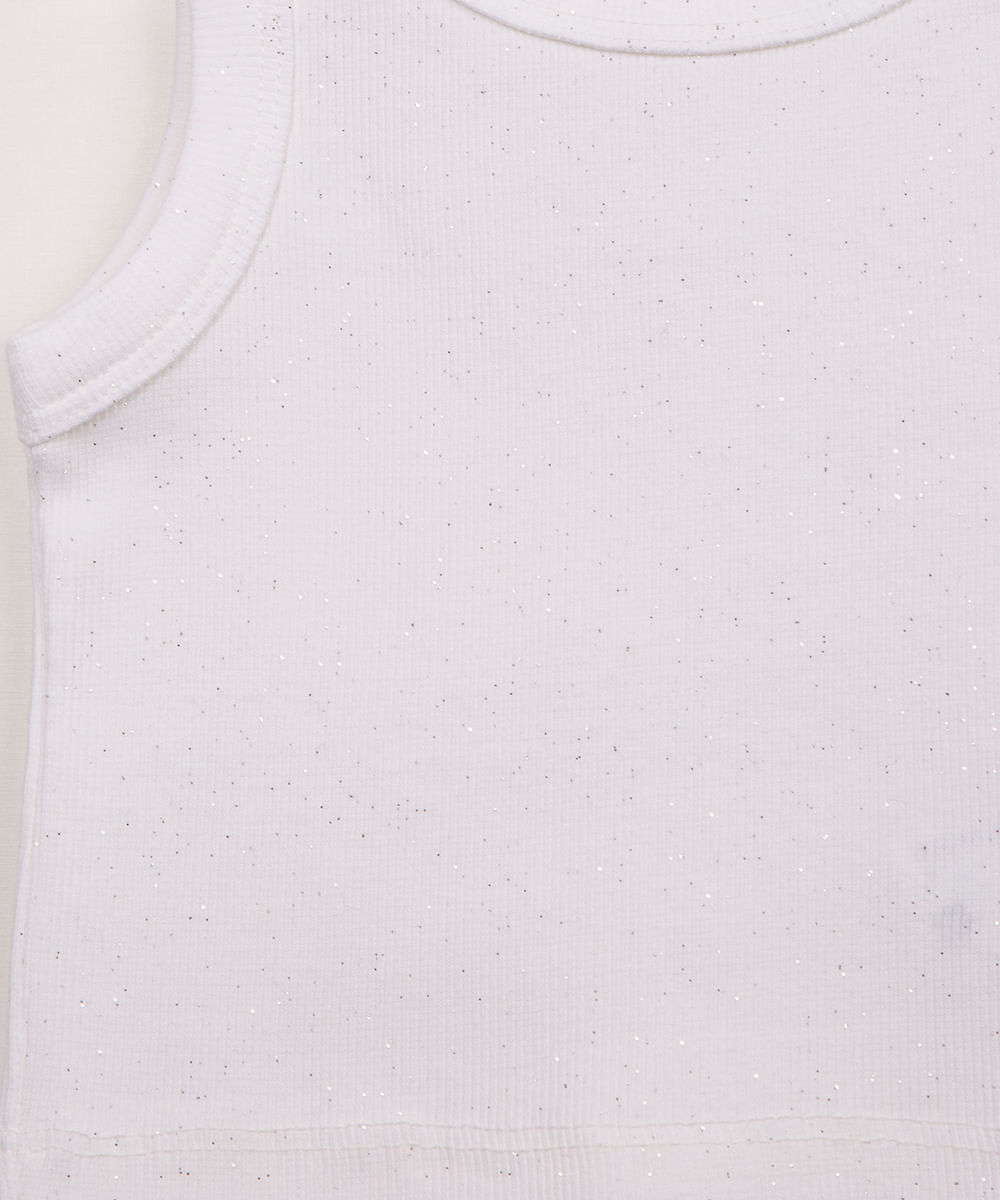 regata infantil com glitter off white