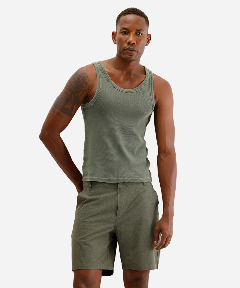 short boardshort reto verde