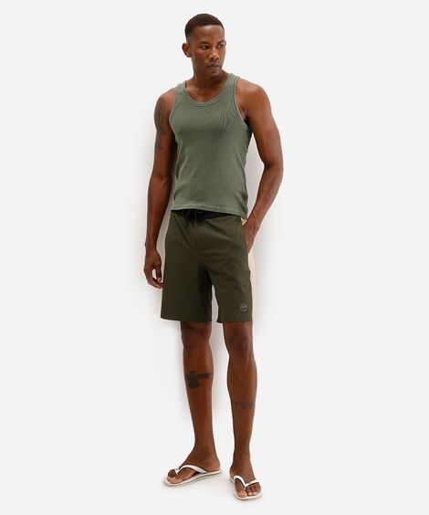 short boardshort masculino bicolor verde