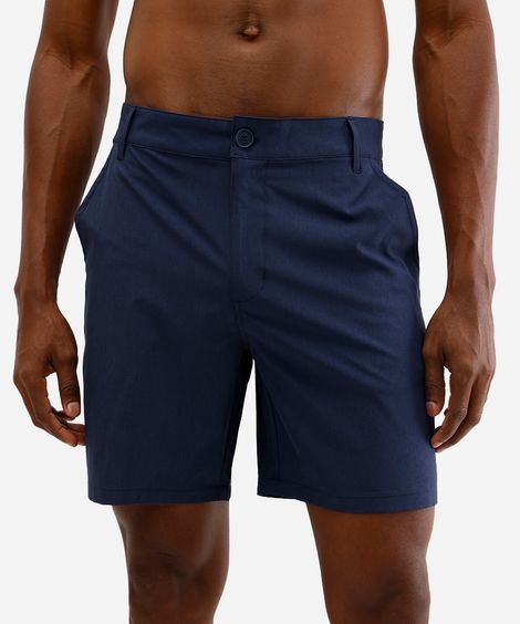 short boardshort reto azul