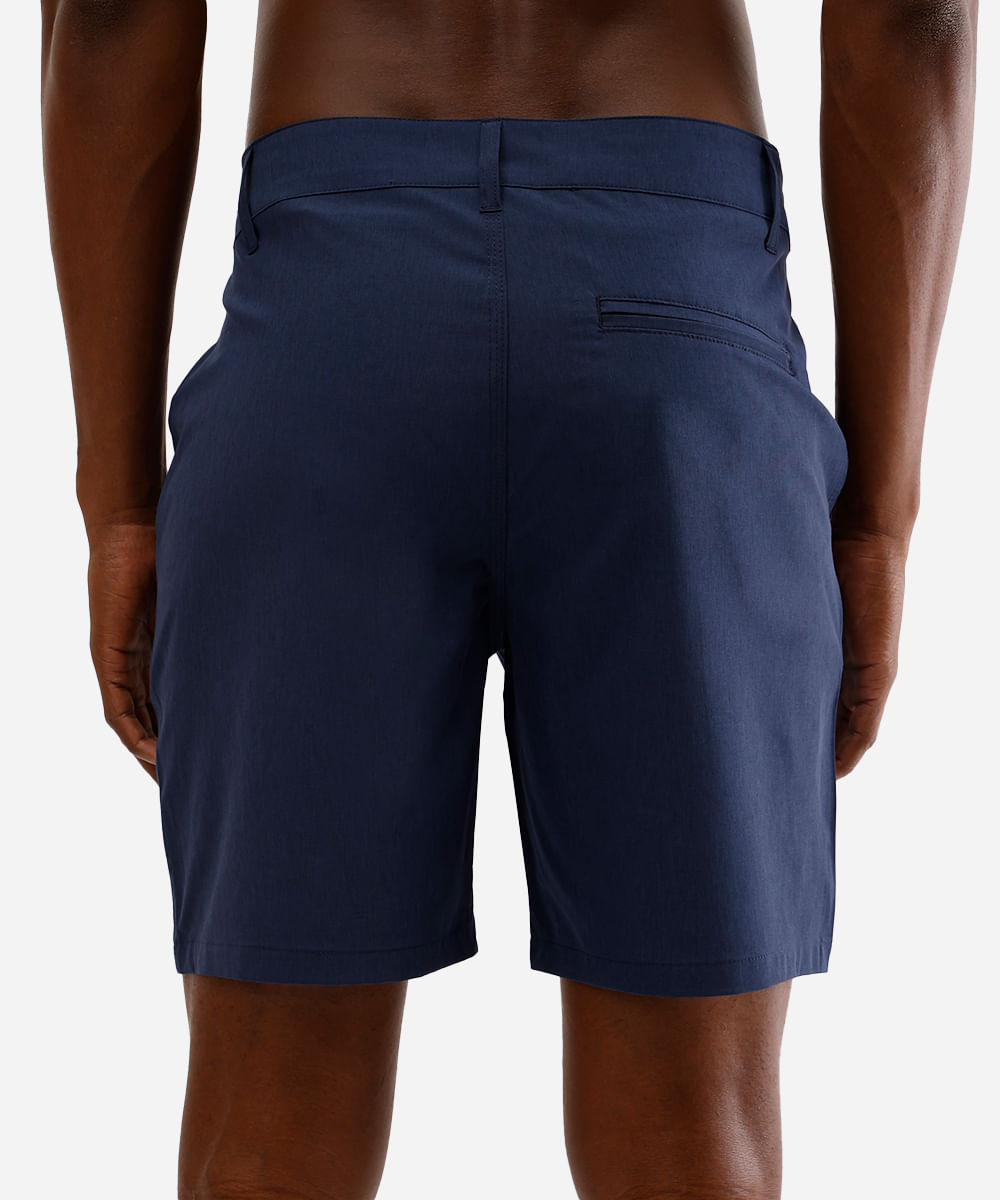 short boardshort reto azul