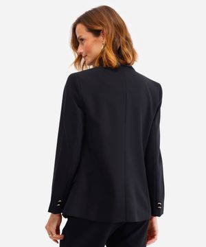 blazer feminino de alfaiataria preto