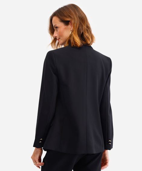 blazer feminino de alfaiataria preto