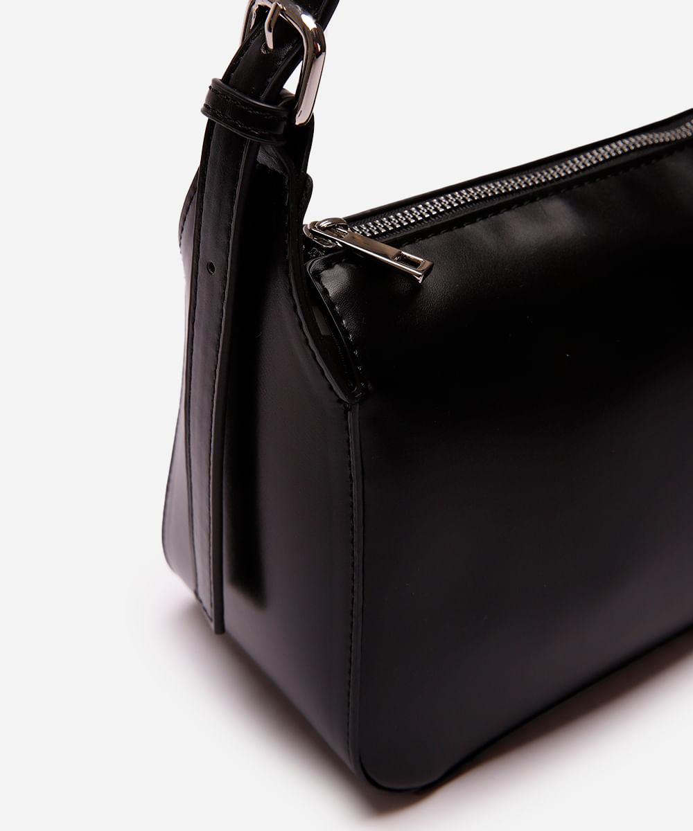 bolsa estruturada feminina preta