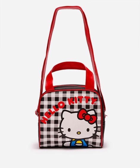 lancheira feminina hello kitty vermelha