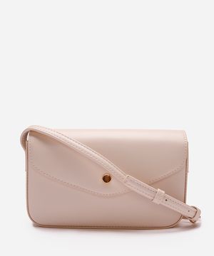 bolsa transversal feminina off white