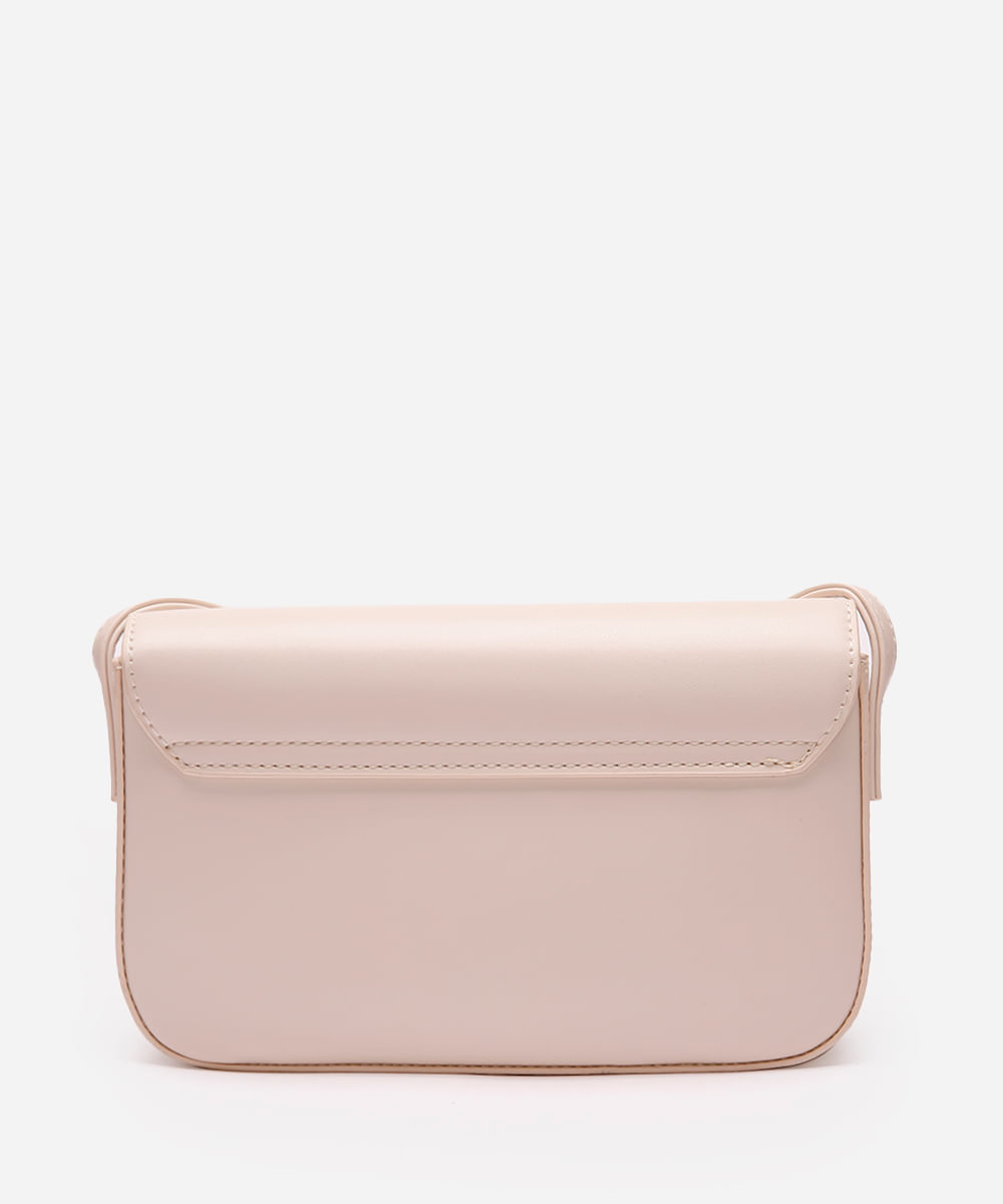 bolsa transversal feminina off white