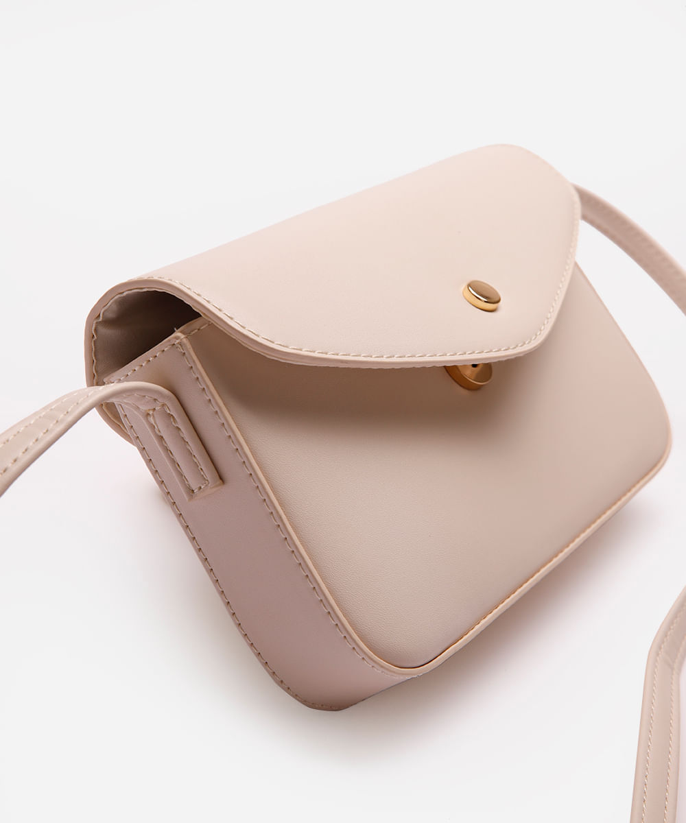 bolsa transversal feminina off white