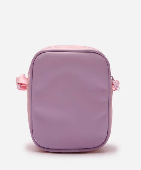 bolsa infantil angel stitch lilás