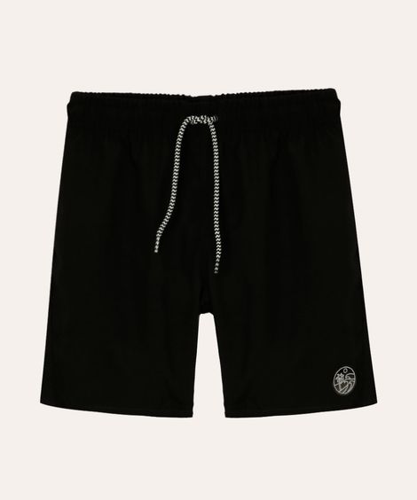 bermuda infantil boardshort preto