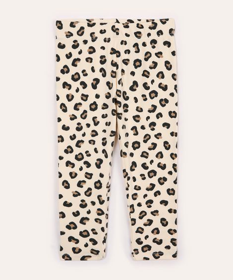 calça legging infantil animal print colorido