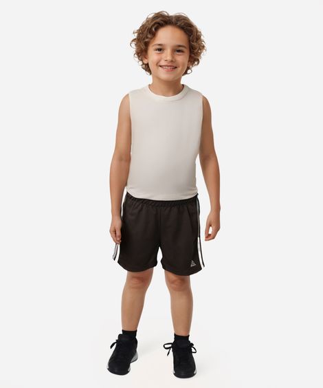 bermuda esportiva infantil cinza