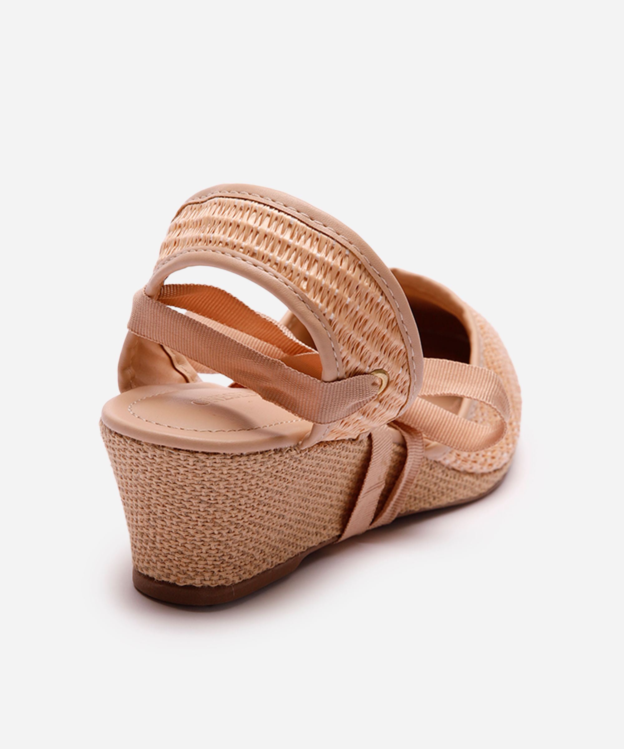 sandália espadrille feminina texturizada oneself bege