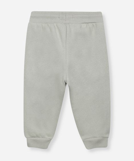 calça jogger infantil de moletom verde